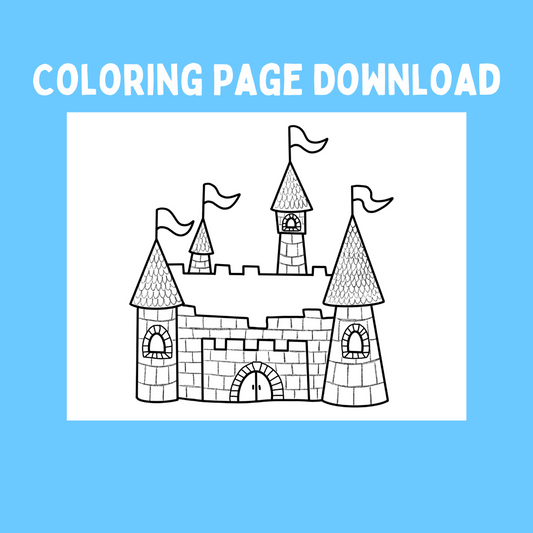 Castle Coloring Page Printable