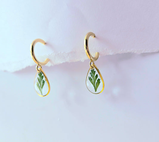 Baby Fern Dangle Earrings