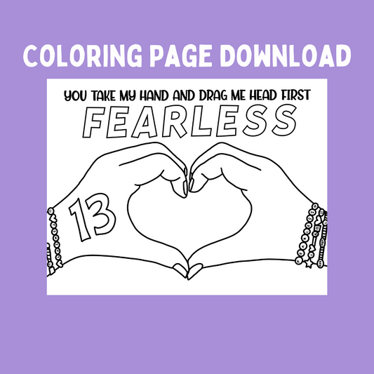 Taylor Swift Coloring Page Printable