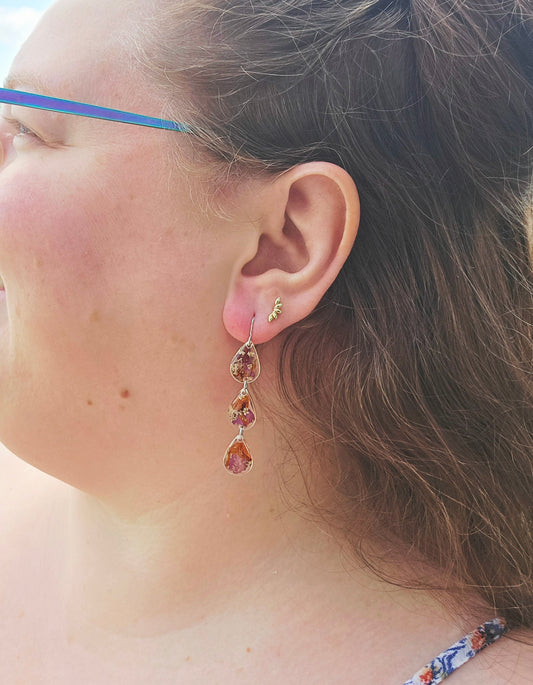 Sunset Drop Dangles
