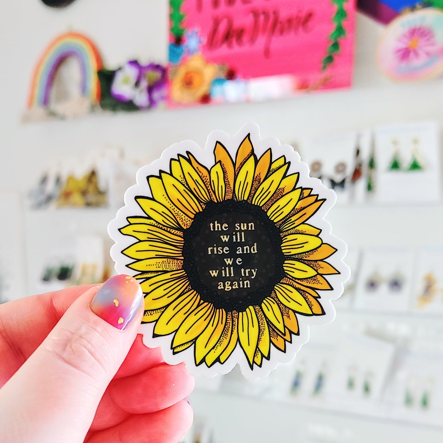 Sunflower Sticker