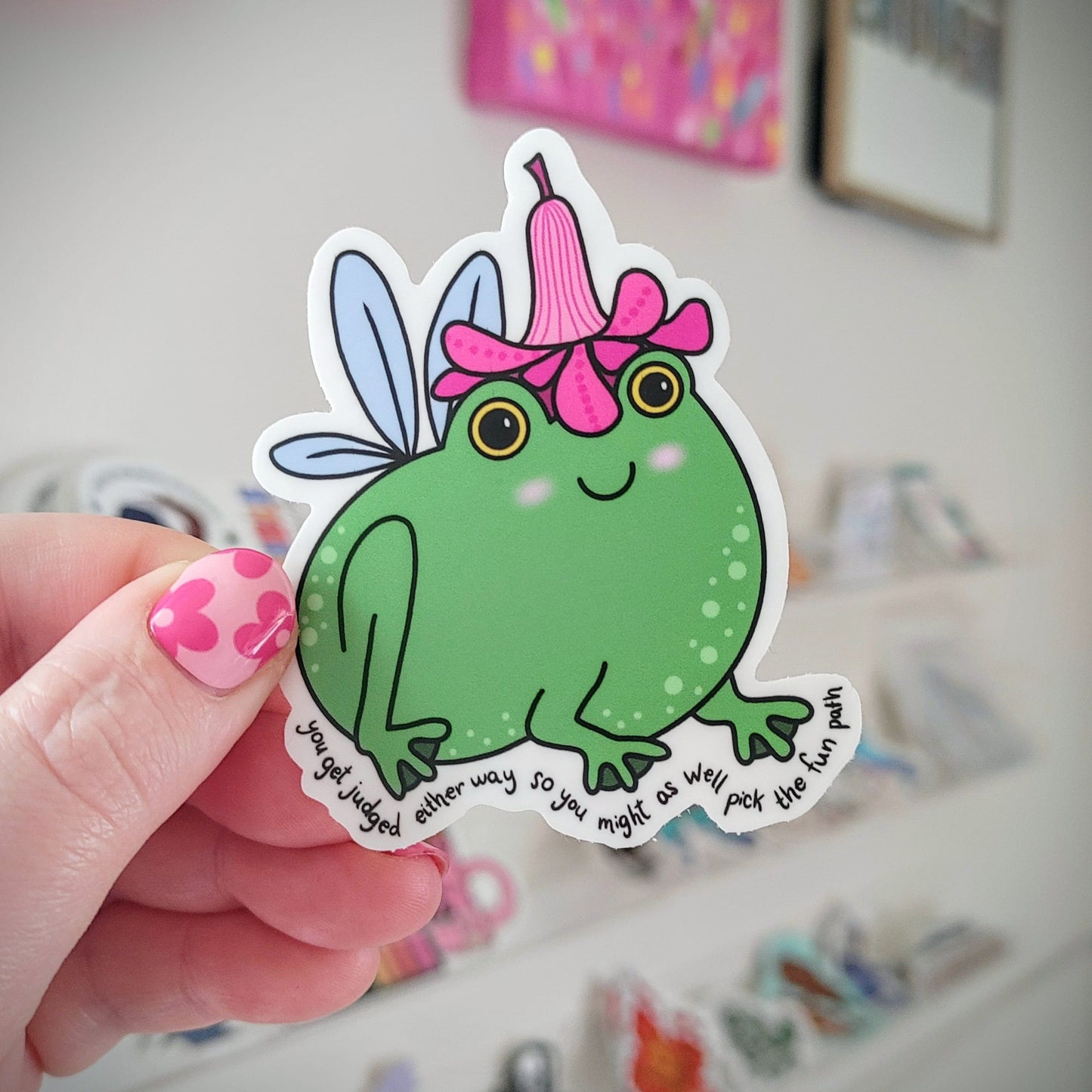 Fairy Frog Sticker