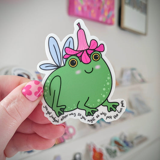 Fairy Frog Sticker