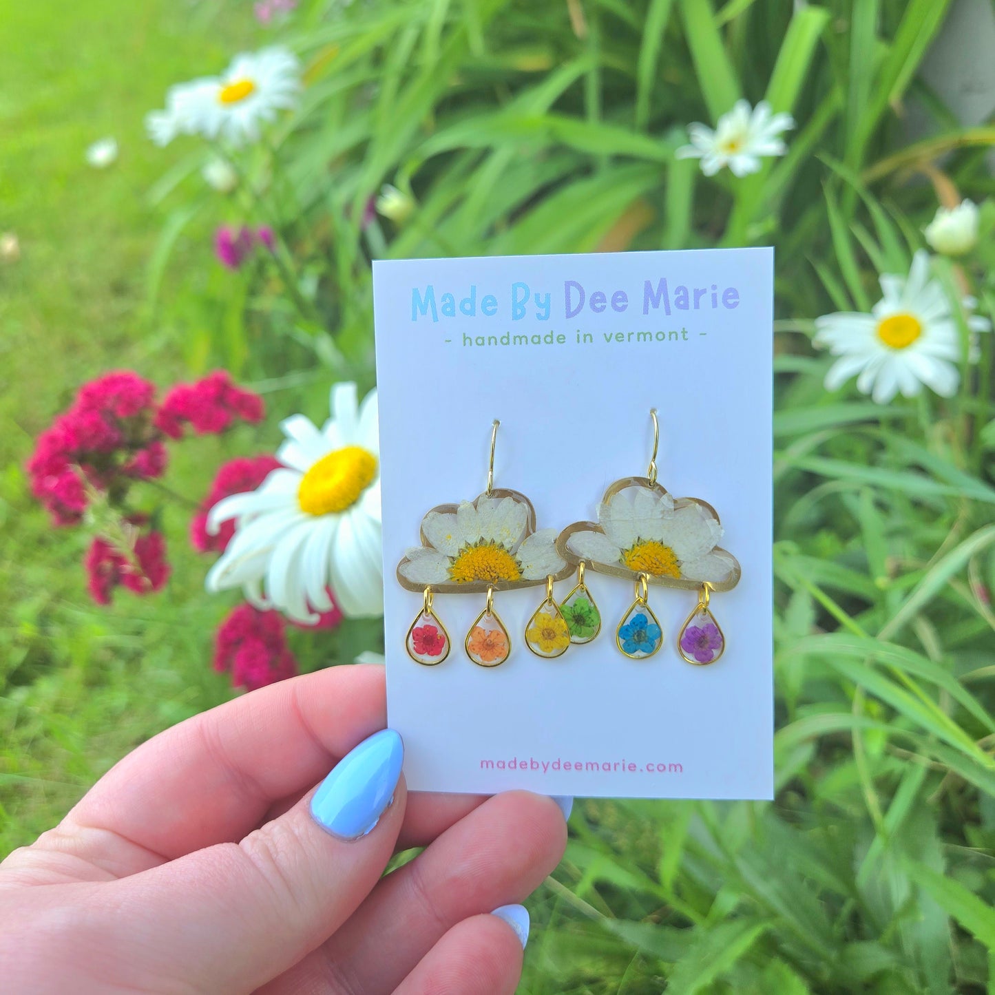 Cloudy With A Chance of Rainbows Dangles