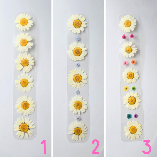 Real Floral Bookmarks