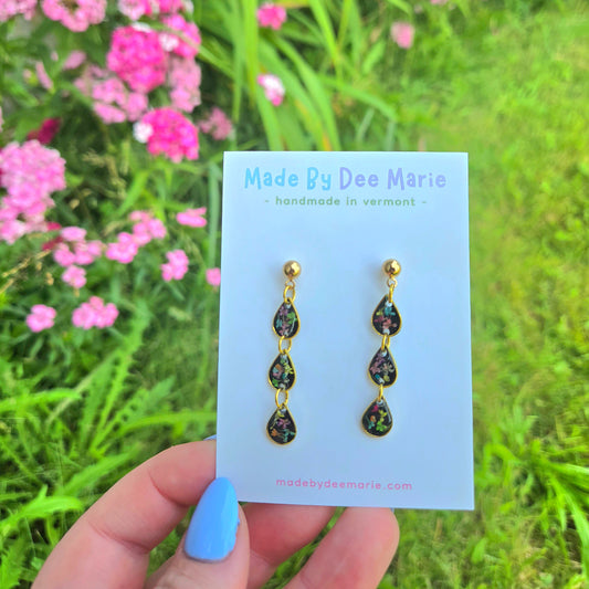 Speckled Tear Drops