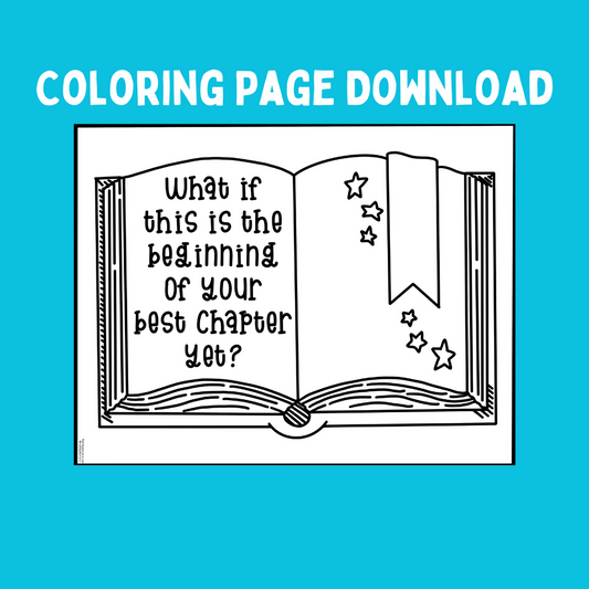 Best Chapter Yet Coloring Page (Digital Download)