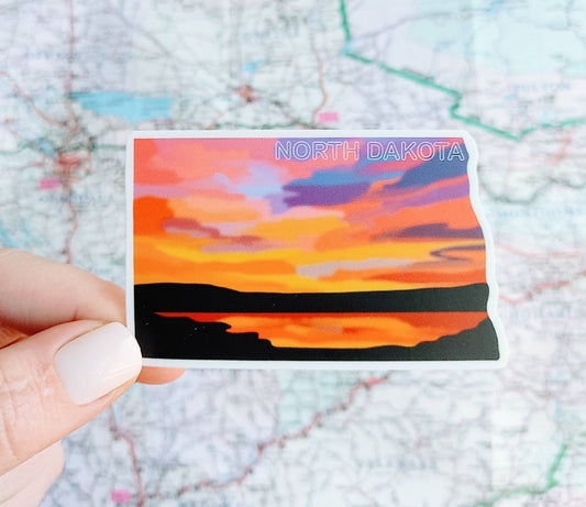 North Dakota State Sticker