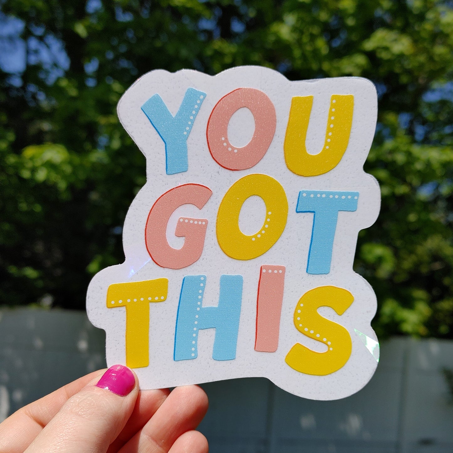 You Got This Sun Catcher Window Decal