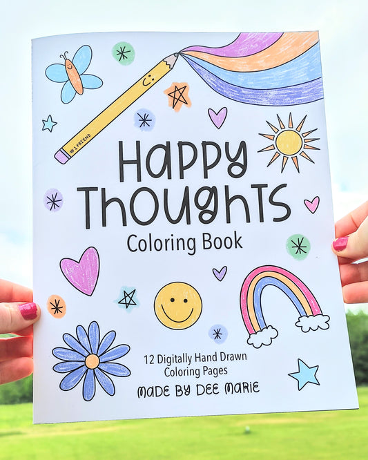 Happy Thoughts Coloring Book