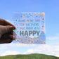 Happy Things Sun Catcher Decal