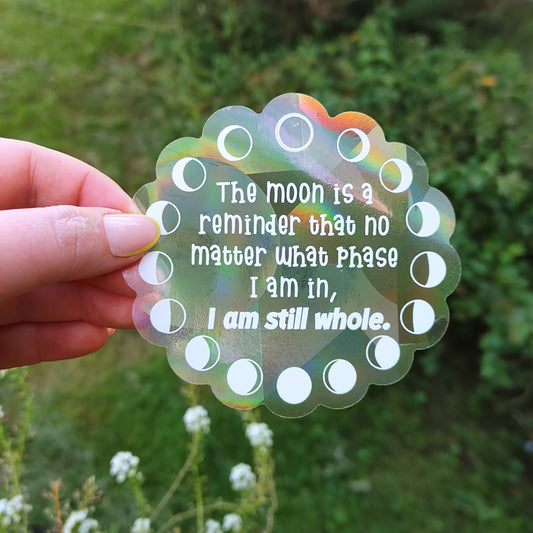 Moon Phases Sun Catcher Decal