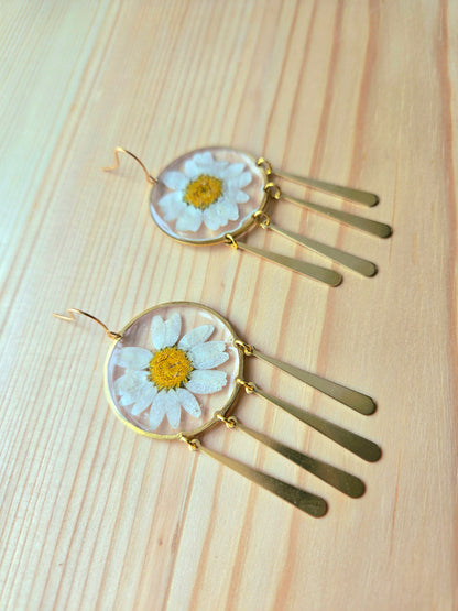 Dancing Daisy Dangle Earrings