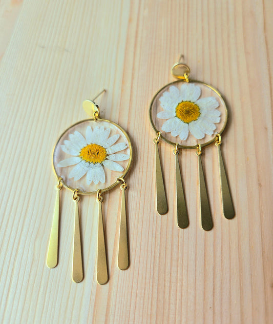 Dancing Daisy Dangle Earrings