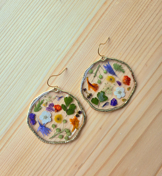 Garden Confetti Dangle Earrings
