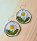 Budding Daisy Dangle Earrings