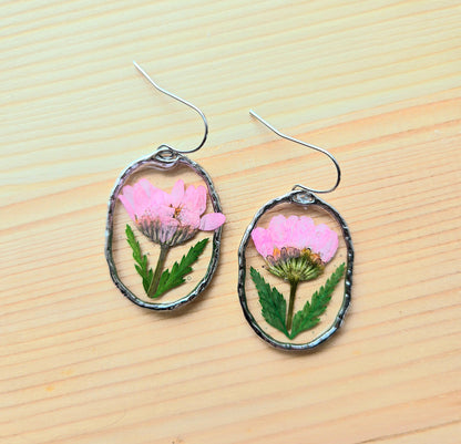 Tickled Pink Dangle Earrings