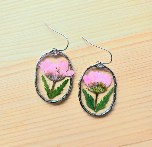 Tickled Pink Dangle Earrings