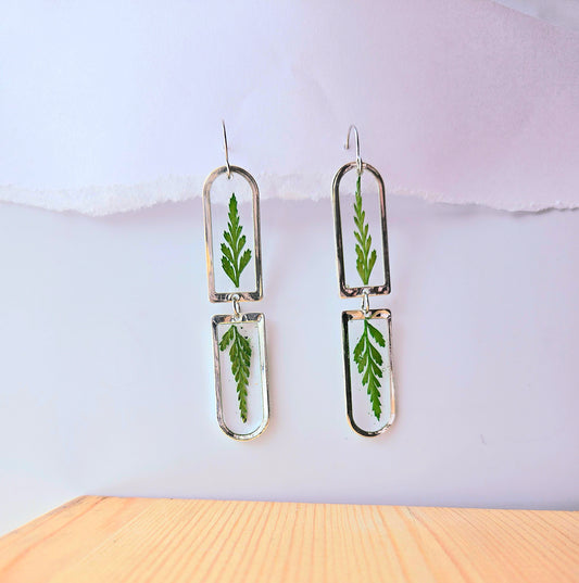 Dancing Fern Dangle Earrings