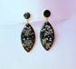 Onyx Lace Earrings