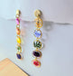 Over  the Rainbow Dangle Earrings