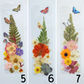 Real Floral Bookmarks