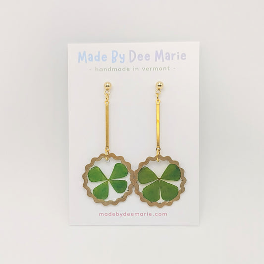 Four Leaf Clover Funky Dangles