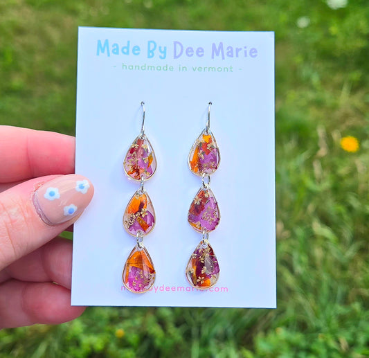 Sunset Drop Dangles