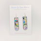 Flower Scrap Mosaic Earrings