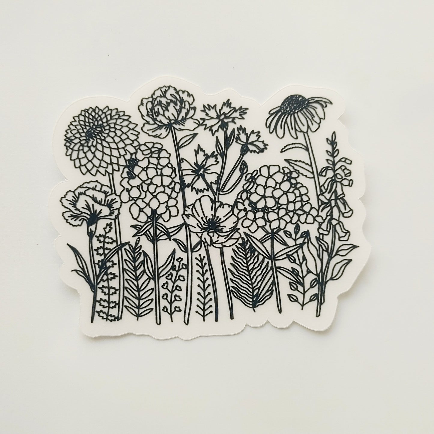 Wildflower Sticker (Clear)