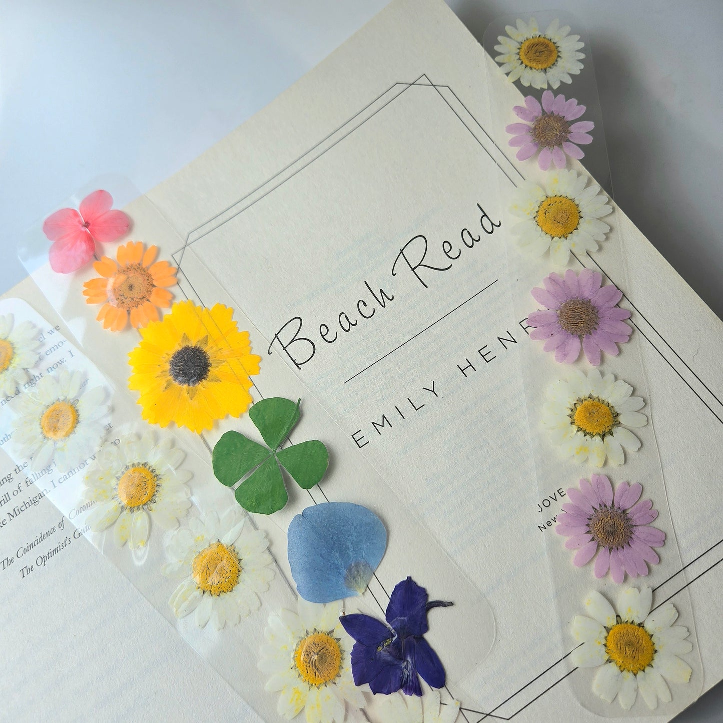 Real Floral Bookmarks