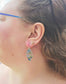 Blue Triangle Dangles