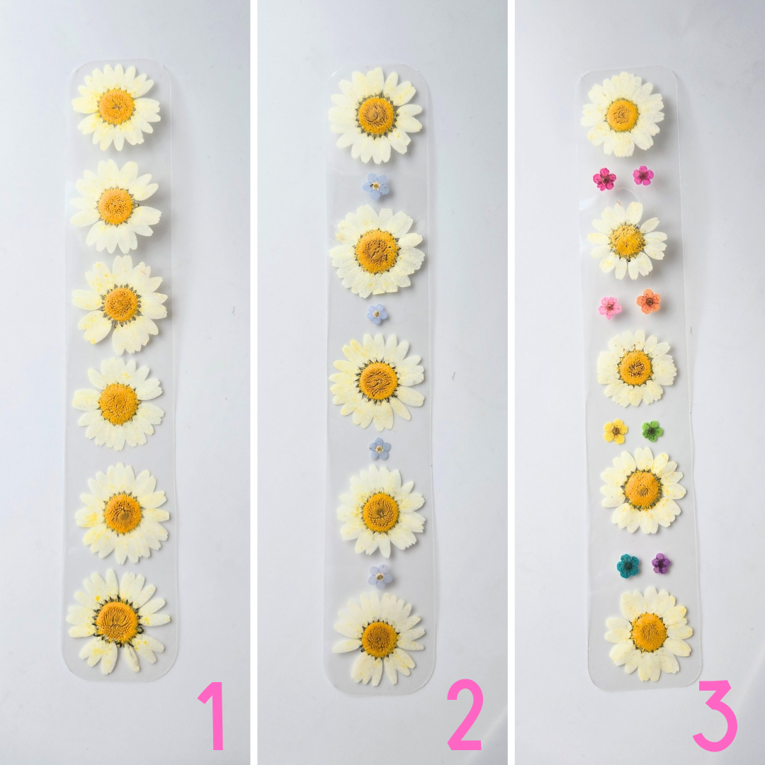 Real Floral Bookmarks