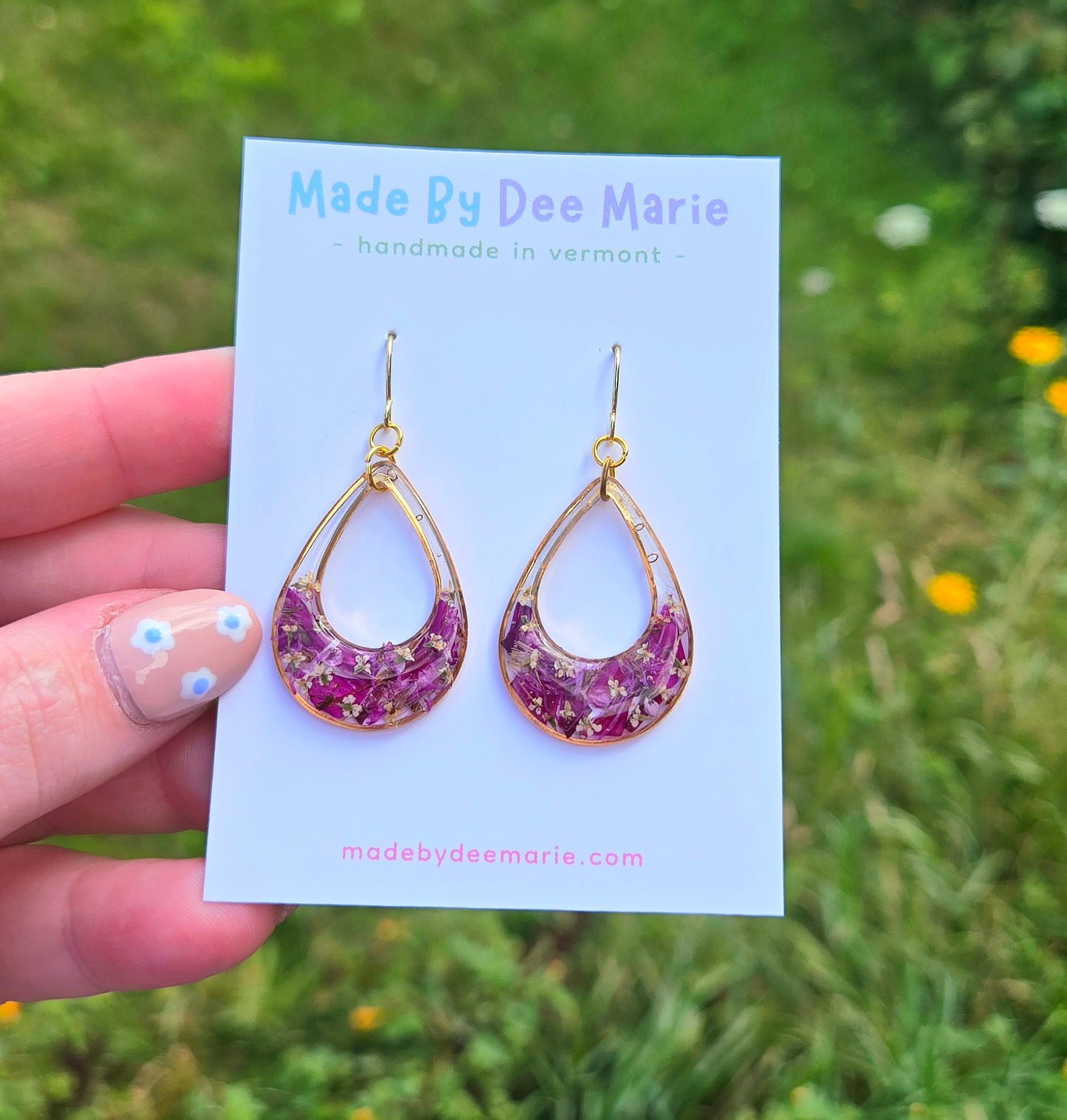 Marvelous Maroon Dangles