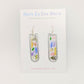 Flower Scrap Mosaic Earrings