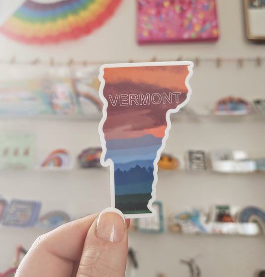 Vermont Jewel Tone Sticker