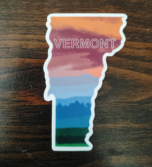 Vermont Jewel Tone Sticker