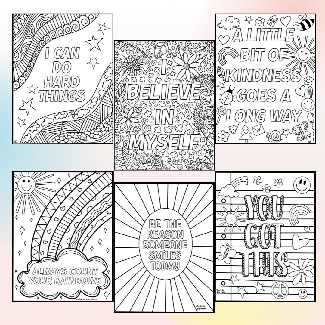 Be The Reason Someone Smiles Coloring Page (Digital Download ...